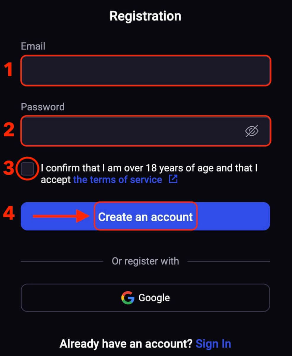 הרשמה של Binolla: כיצד לרשום ולפתוח חשבון מסחר