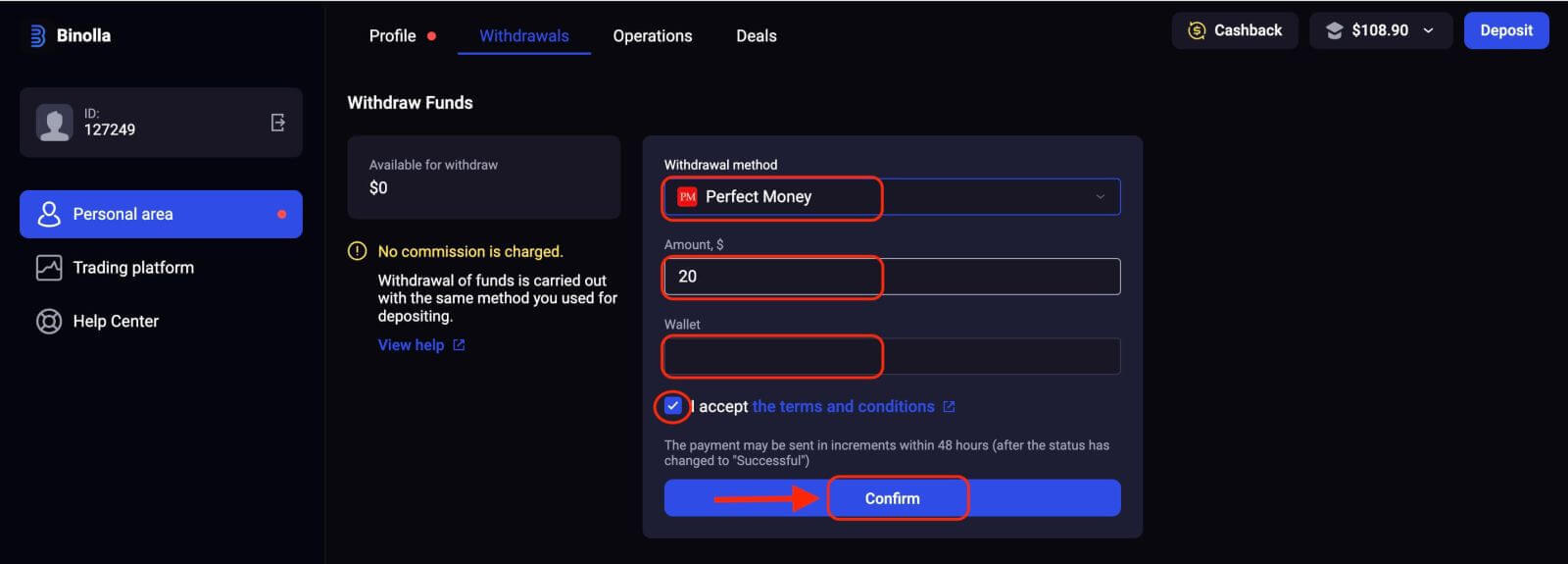 הרשמה של Binolla: כיצד לרשום ולפתוח חשבון מסחר