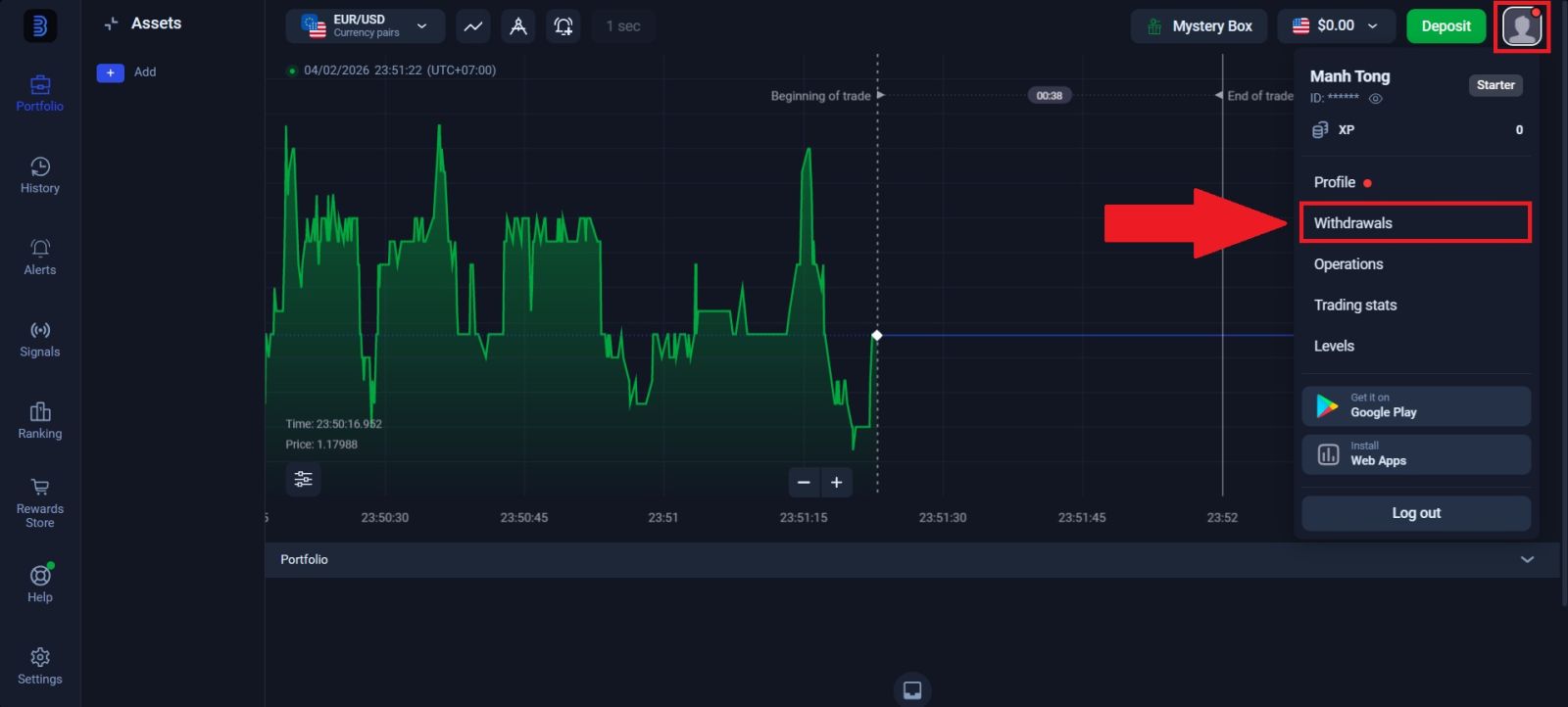 كيفية صرف الأموال من Binolla في عام 2026: البرنامج التعليمي الكامل للسحب